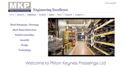 Desktop Screenshot of mkp.co.uk